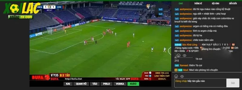 trận bóng nổi bật với chất lượng full HD