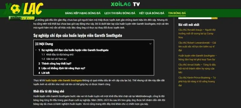 Xôi Lạc còn phân tích các bản tin bóng đá